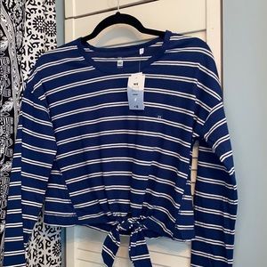 Long sleeve striped shirt